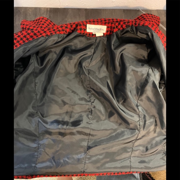 Vintage Houndstooth Jacket / Blazer - Picture 6 of 8